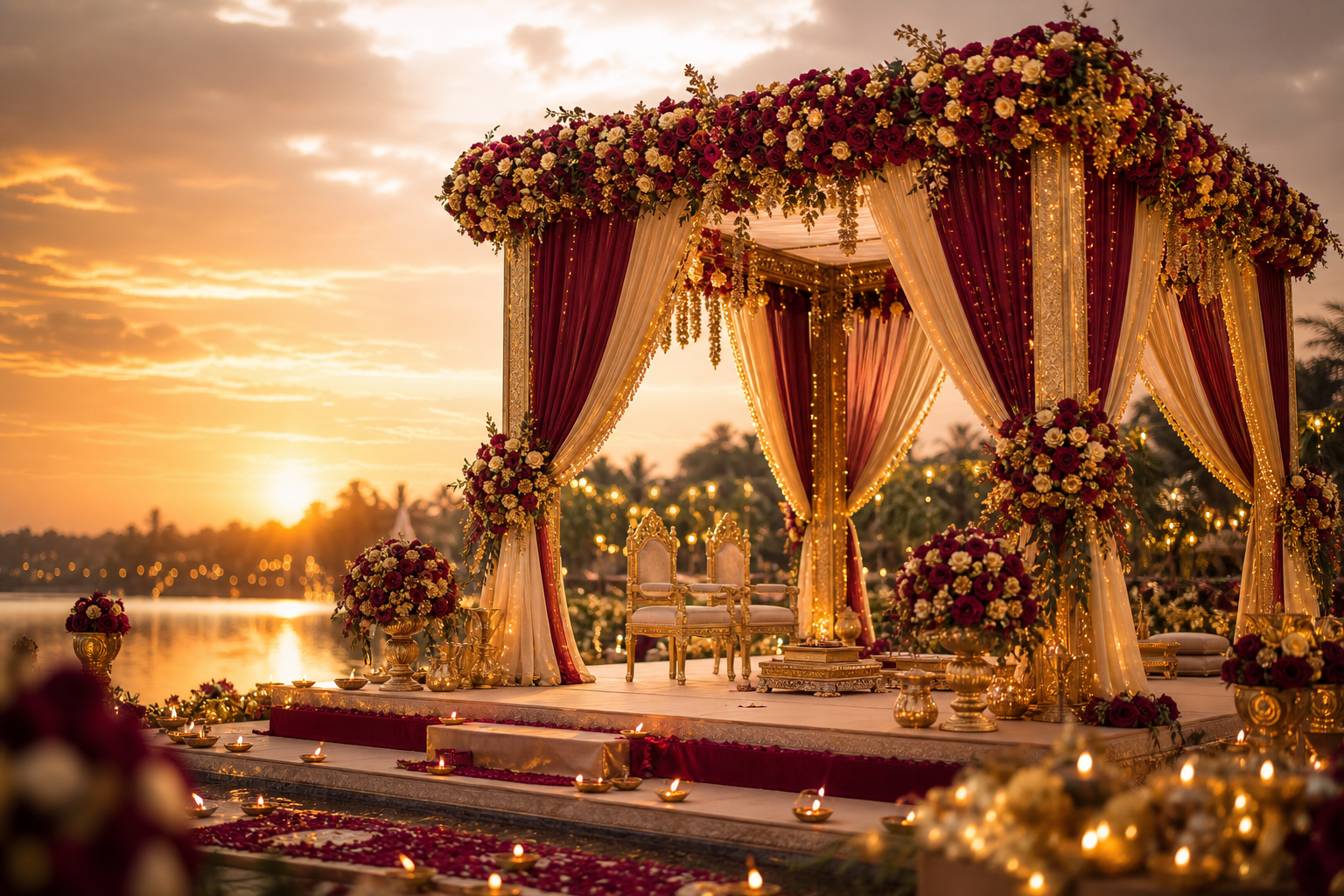 Beautiful wedding celebration
