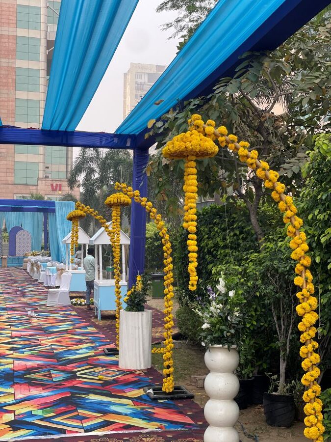 Blue Haldi Ceremony 