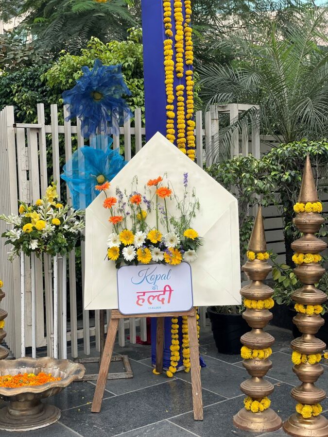 Blue Haldi Ceremony 
