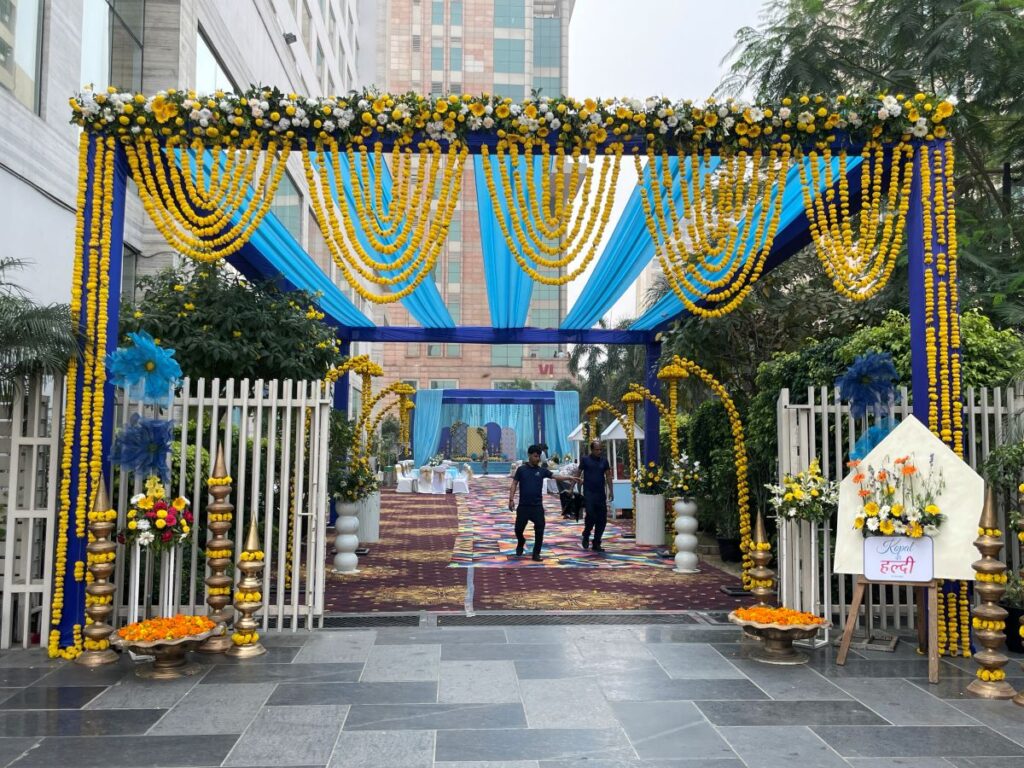 Blue Haldi Ceremony 