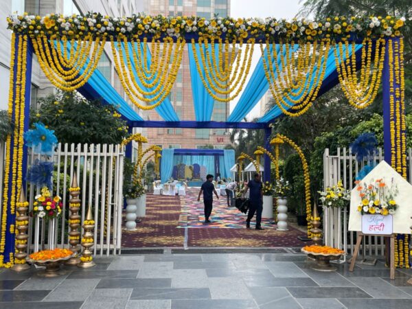 Blue Haldi Ceremony
